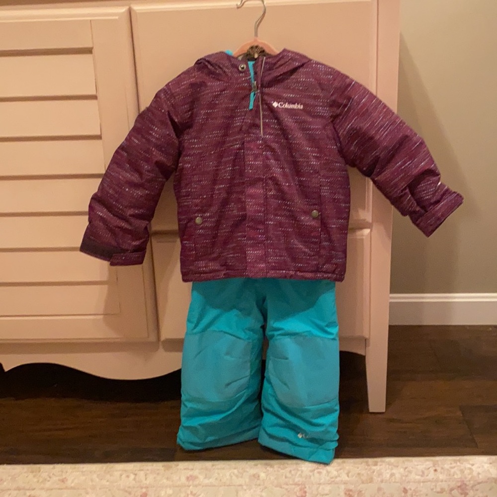 Columbia Winter Jacket & Snow Pants set Toddler Girl 3T